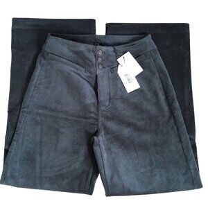 UNIVERSAL STANDARD Charlie High Rise Sailor Corduroy Pant 6 Gray Wide Leg NWT